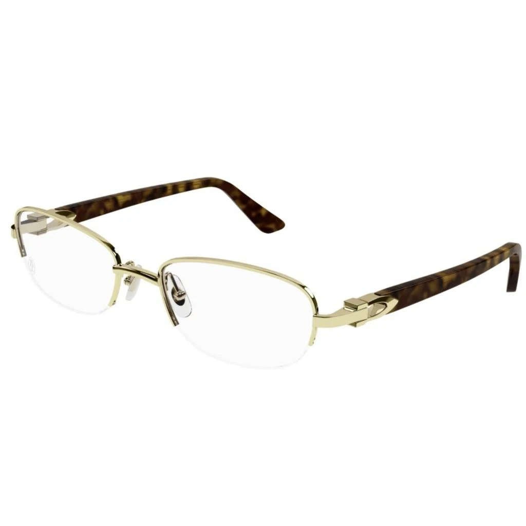 Cartier Cartier Oval Semi Rimless Glasses 2