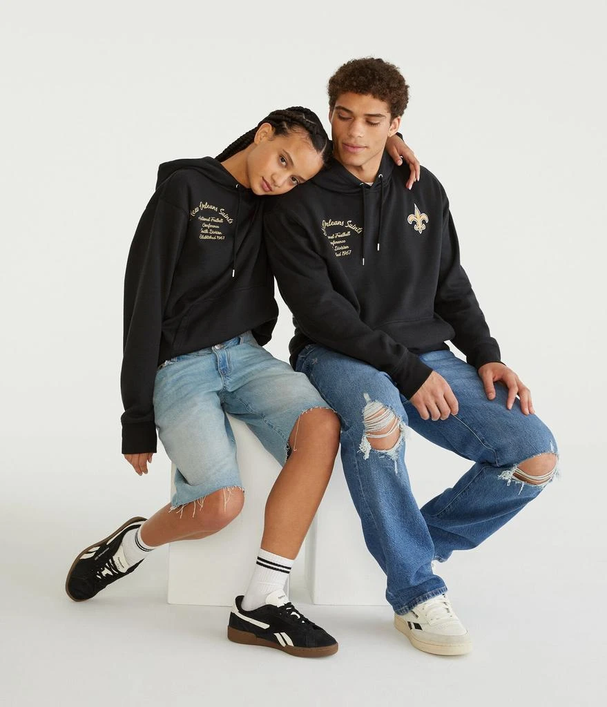 Aeropostale New Orleans Saints Super Bowl Pullover Hoodie 3