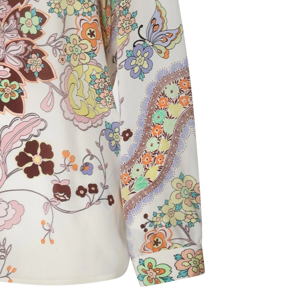 ETRO Etro Floral-Printed Long Sleeved Shirt 4