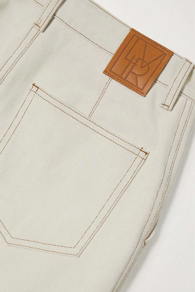 LVIR Topstitched high-rise flared jeans 5
