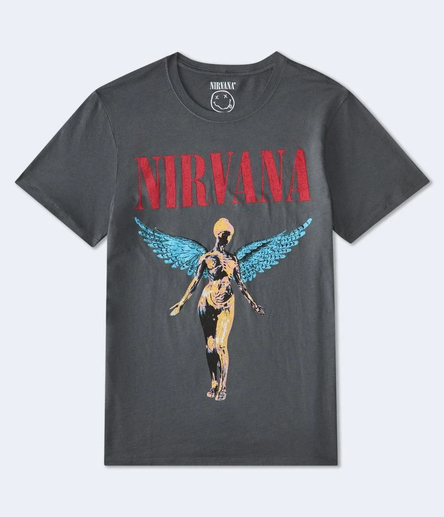 Aeropostale Nirvana In Utero Relaxed Graphic Tee 1
