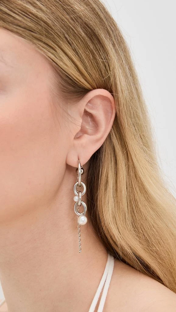 Justine Clenquet Abel Pearl Earrings 2