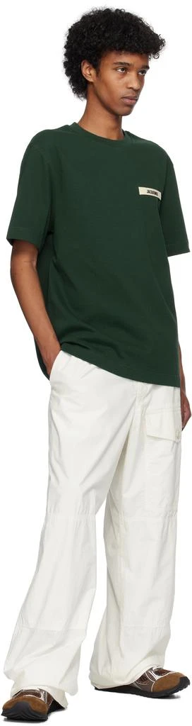 Jacquemus Green 'The Gros Grain' T-shirt 4