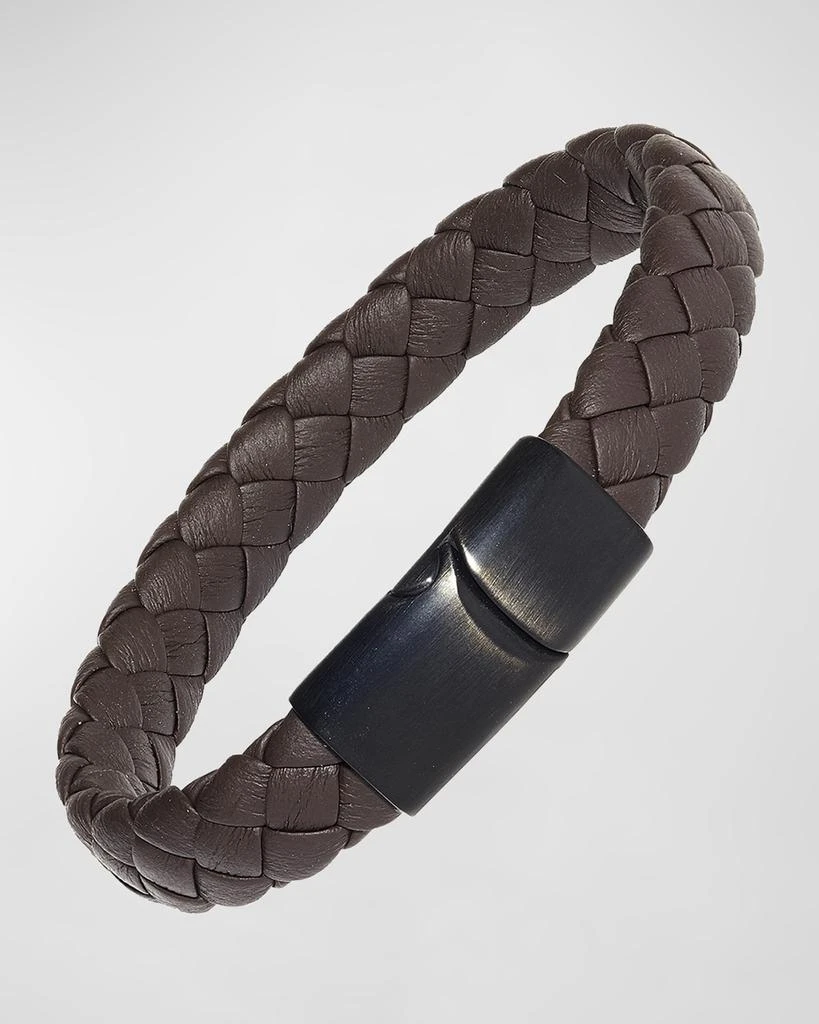 LINK UP Men's Braided Leather Bracelet 3