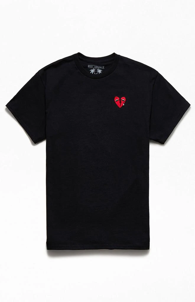 Riot Society Broken Heart Eyes T-Shirt 1