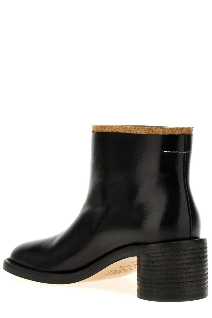 MM6 MM6 Maison Margiela Square Toe Ankle Boots 2