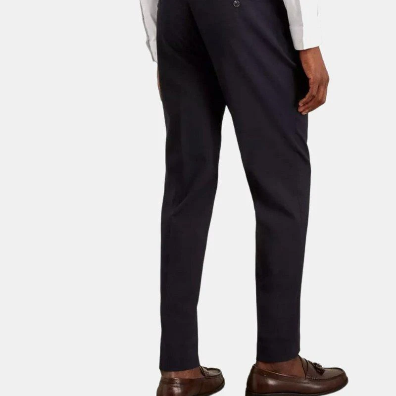 Burton Mens Essential Tailored Suit Trousers Navy 2