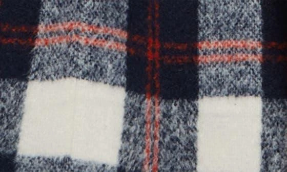NOIZE Katja Vegan Wool Plaid Coat 9