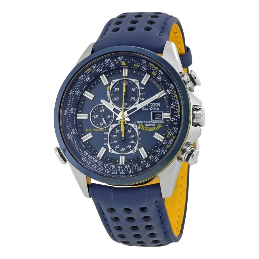 Citizen Eco Drive Blue Angels World Chronograph Men's Watch AT8020-03L 1