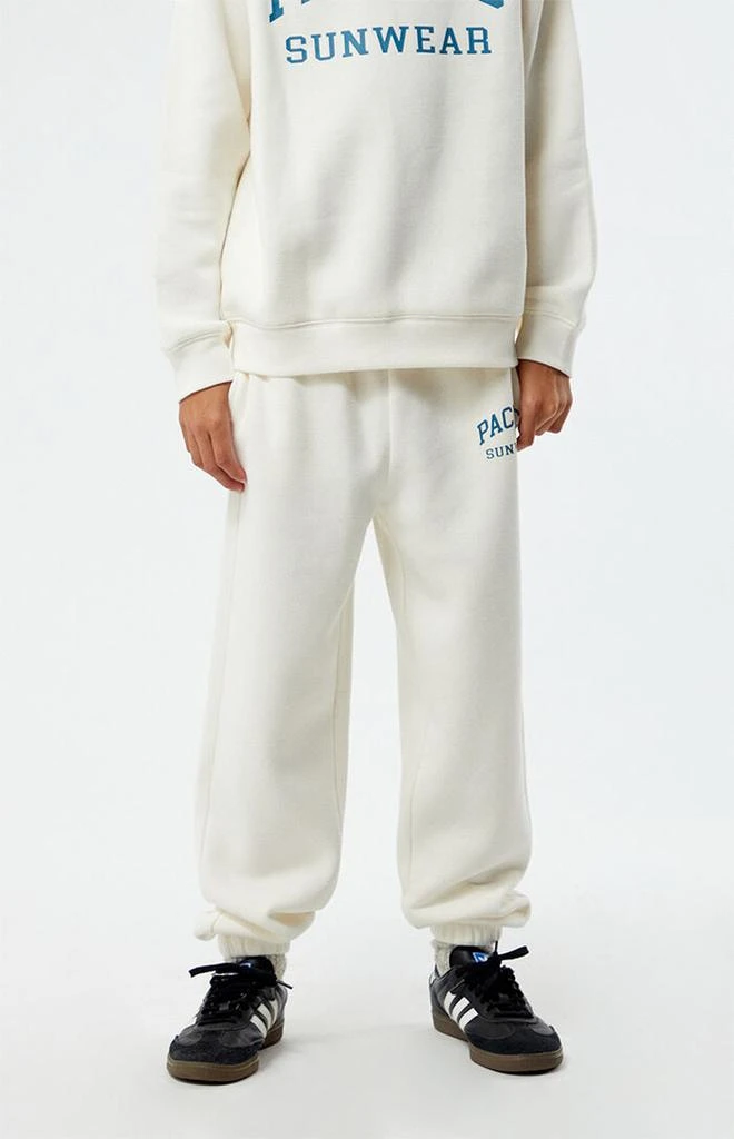 PacSun Kids Off White Pacific Sunwear Sweatpants 3