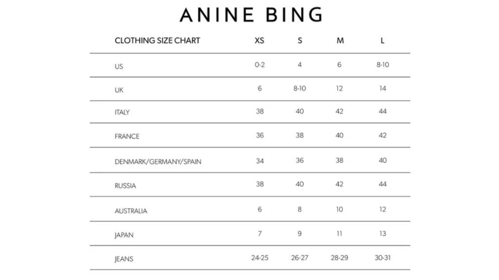 ANINE BING Max Slit Pant In Black 5