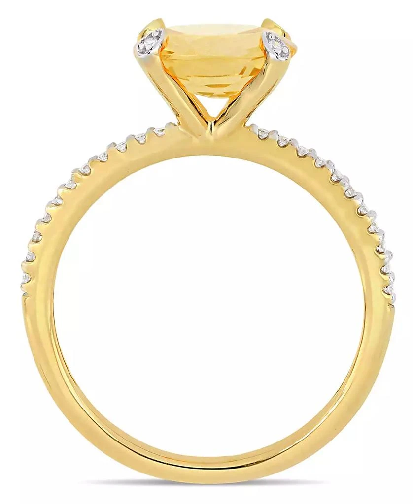 Macy
s Citrine (1-5/8 ct.t.w.) and Diamond (1/10 ct.t.w.) Ring in 10k Yellow Gold 3