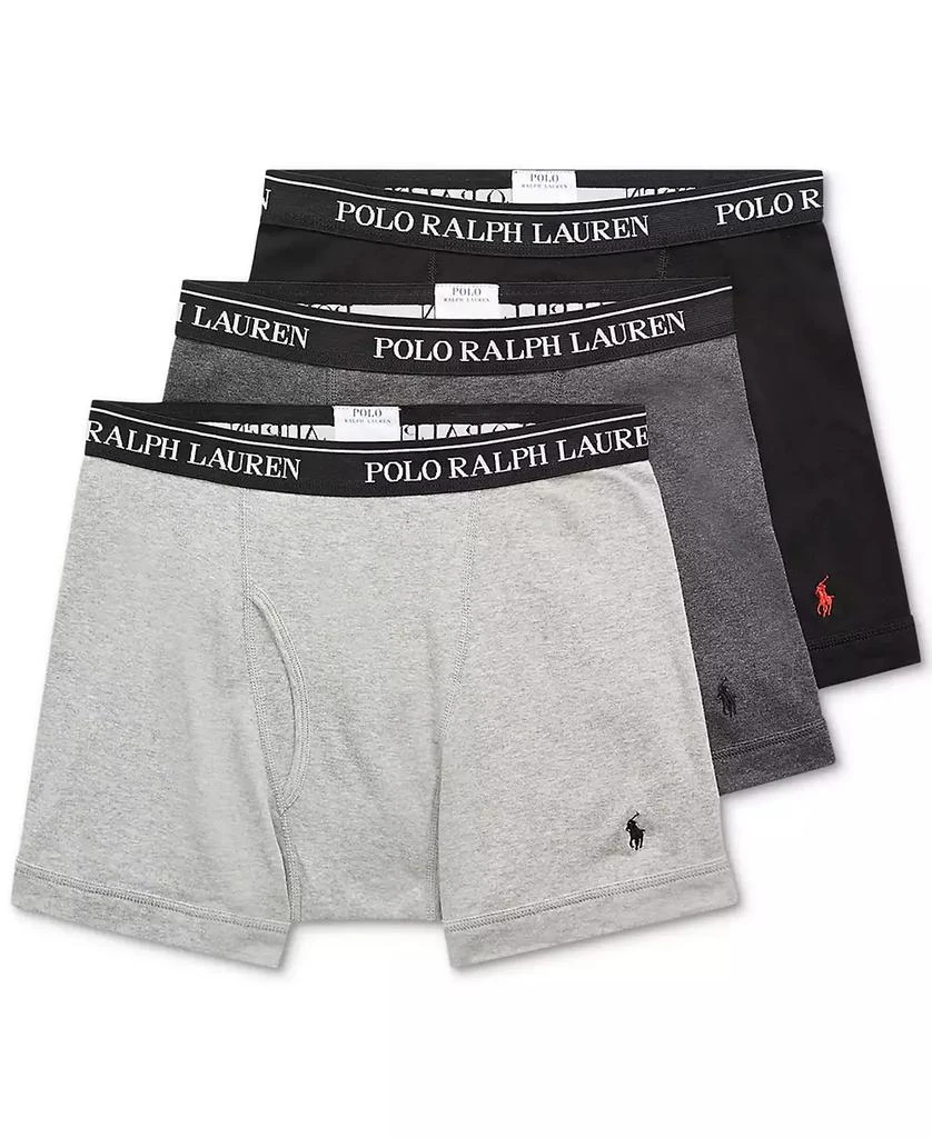 Ralph Lauren Men's 3-Pack Big & Tall Cotton Boxer Briefs 1