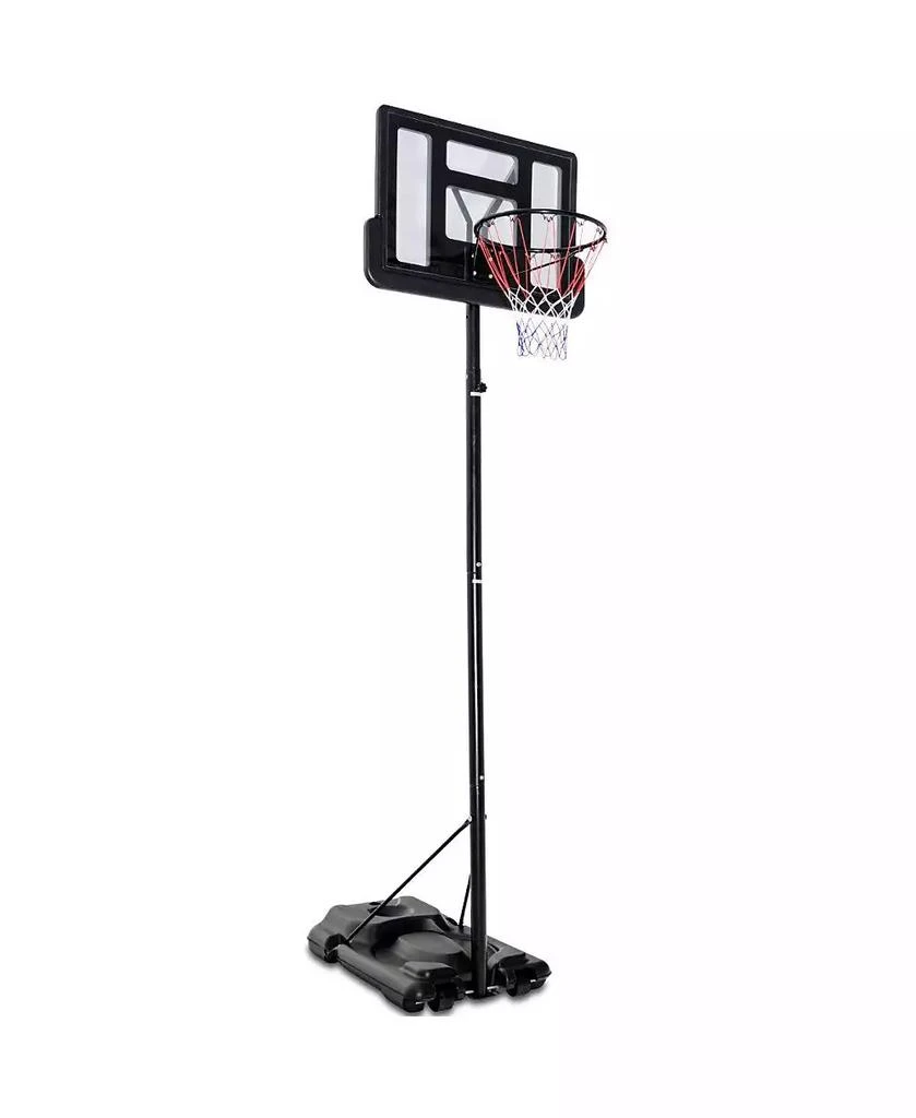 GOUUN Height Adjustable Portable Shatterproof Backboard Basketball Hoop with 2 Nets 1