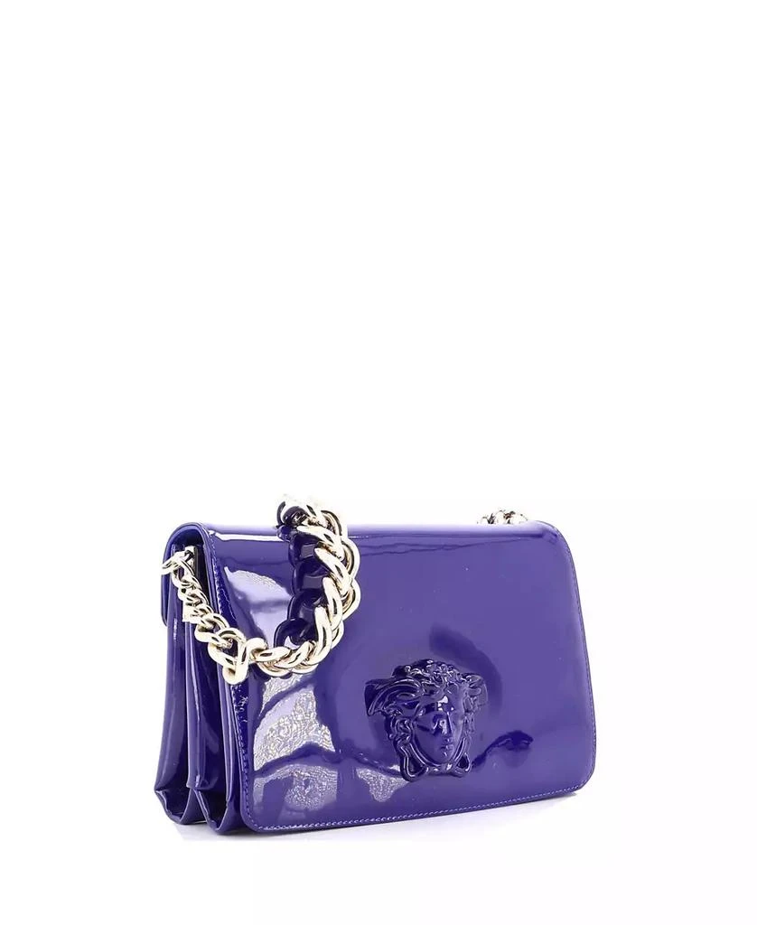Pre-Owned Versace Palazzo Medusa Flap Bag Leather 2