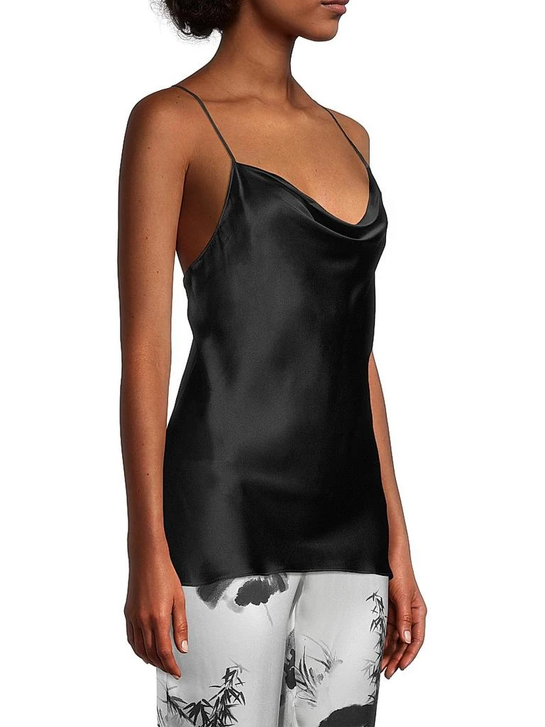 Josie Key Essentials Silk Cowl-Neck Tank 4