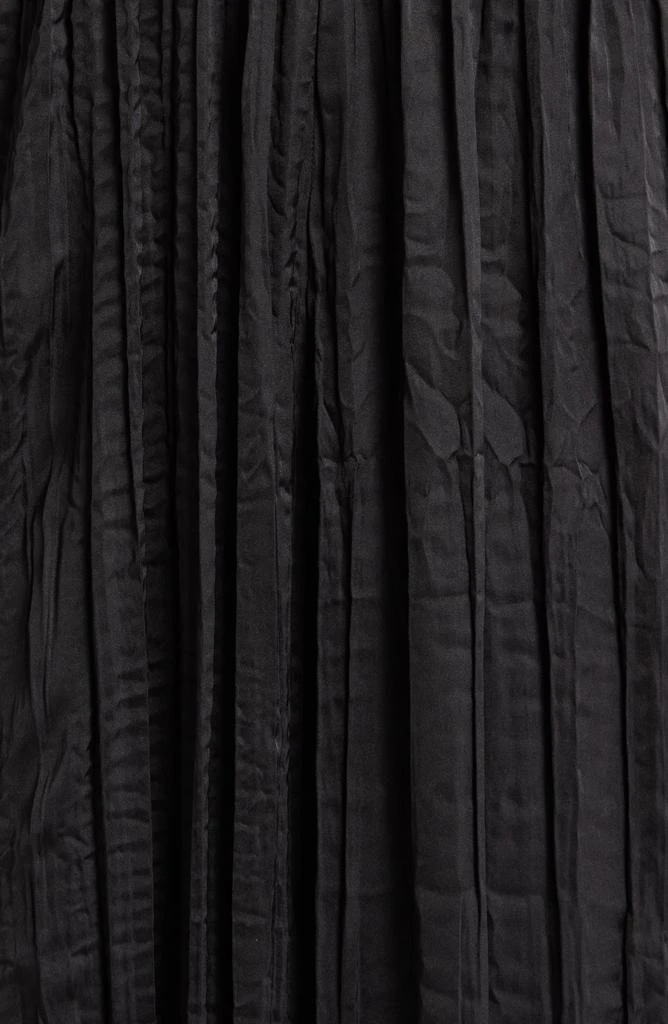 ASTR Surplice Neck Plissé Satin Jumpsuit 5