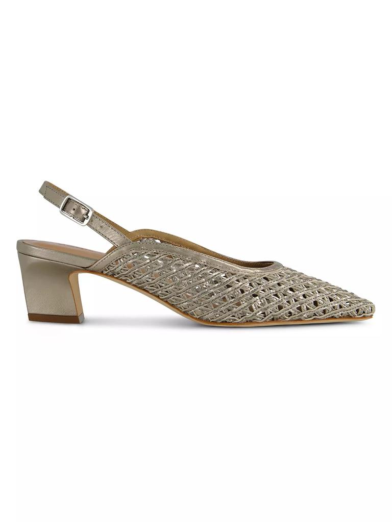 Bernardo Athena Woven Slingback Pumps