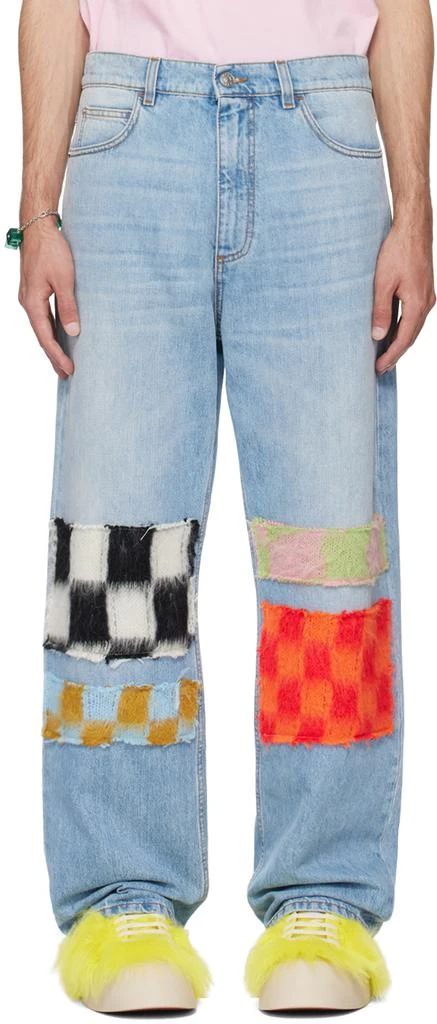 Marni SSENSE Exclusive Blue Jeans 1