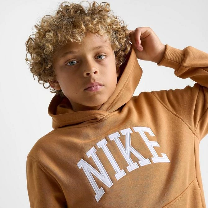 NIKE Kids' Nike Arch Club Pullover Hoodie 5
