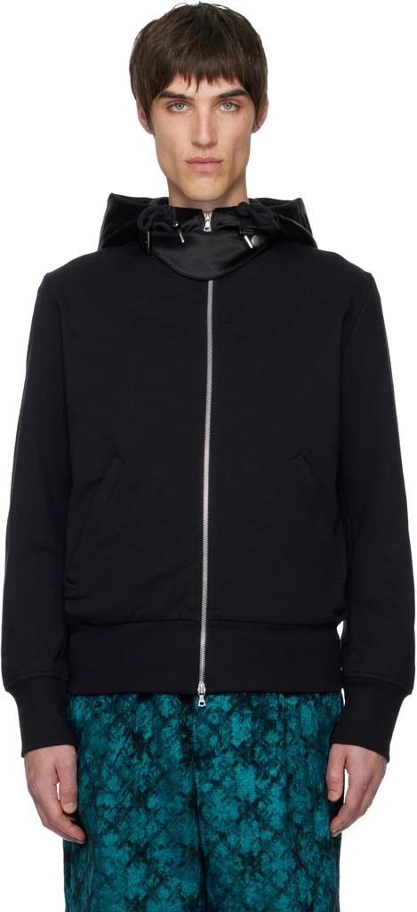 Dries Van Noten Black Printed Hoodie 1