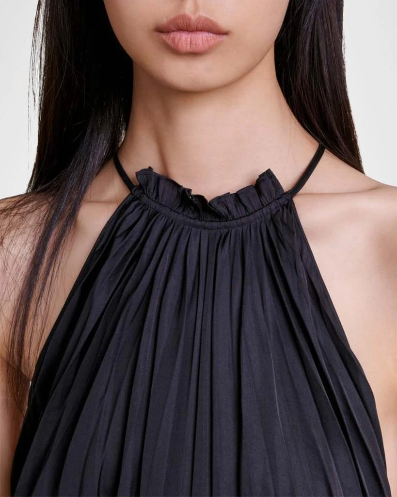 Maje Revilly Pleated Maxi Dress 6