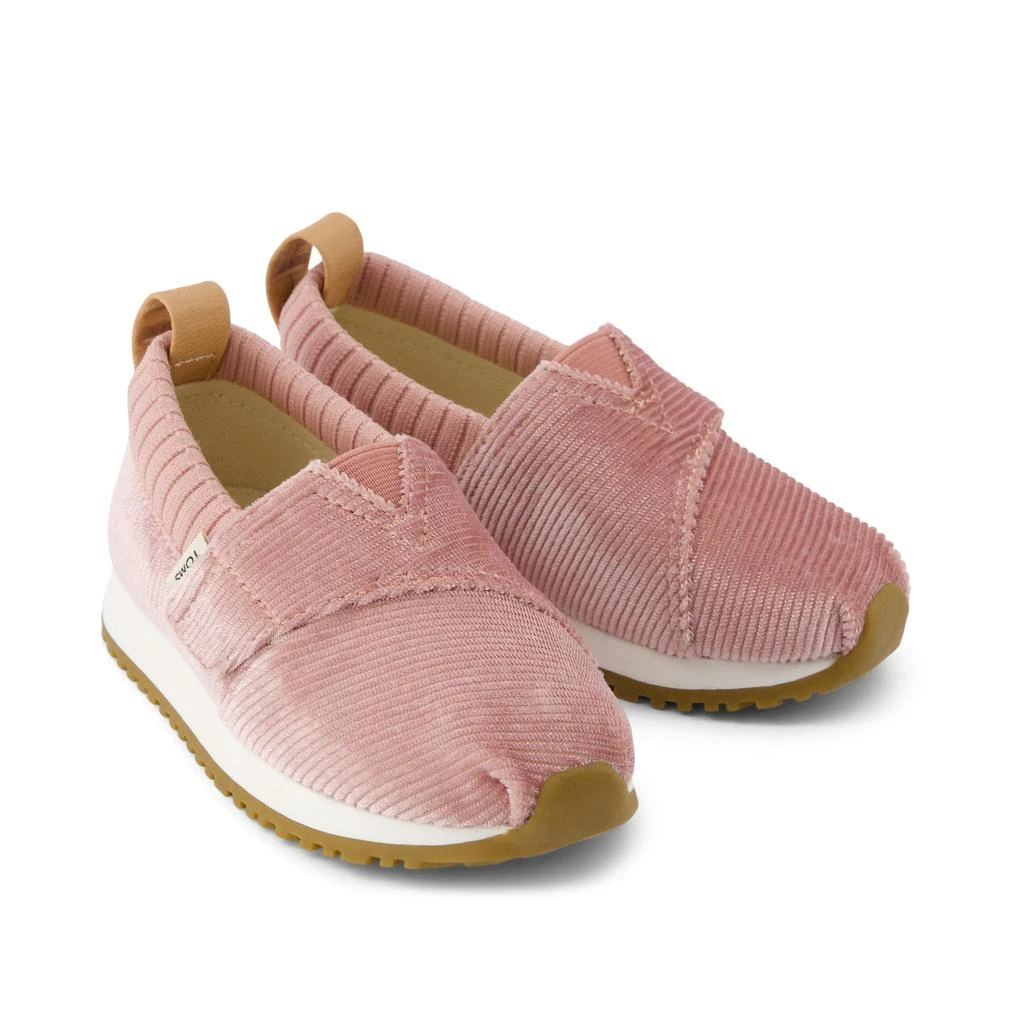 TOMS Shoes Resident Vintage Pink Corduroy Toddler Sneaker 2