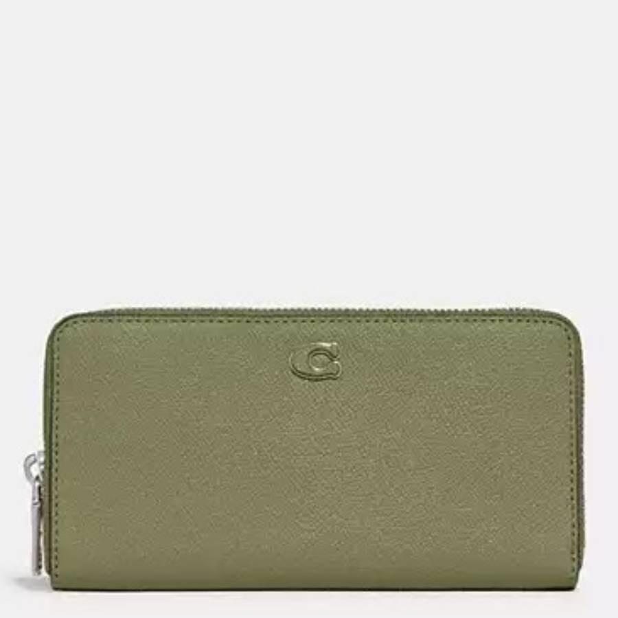 Coach Coach Accordion Wallet with Signature Canvas