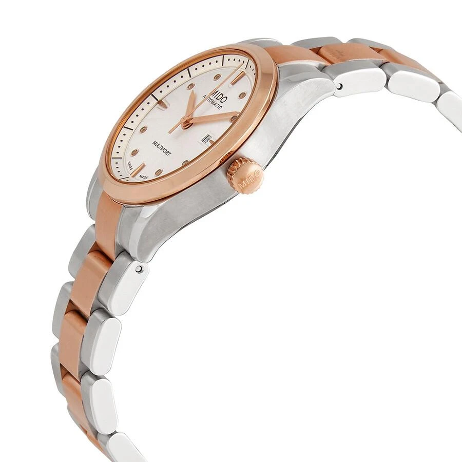 Shop Multifort Automatic Diamond White Dial Ladies Watch  display picture 3