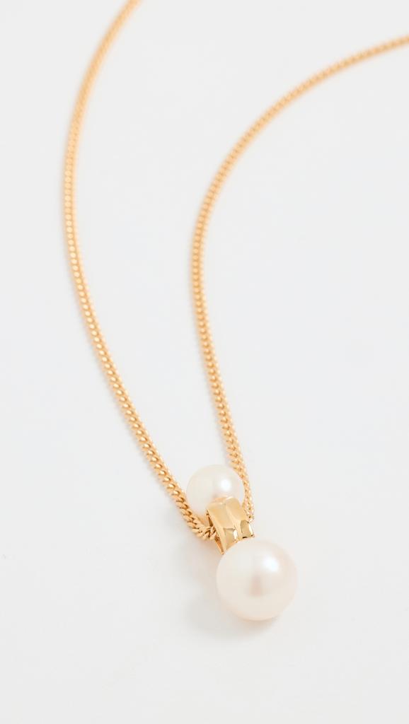 Missoma Pearl Ridge Pendant Chain Necklace