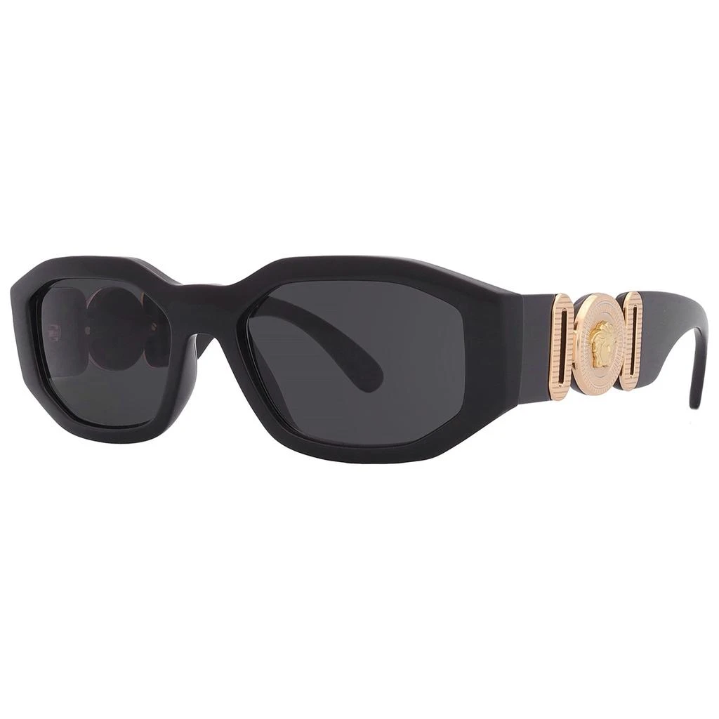 Shop Dark Grey Geometric Unisex Sunglasses VE4361 GB1/87 53  display picture 1