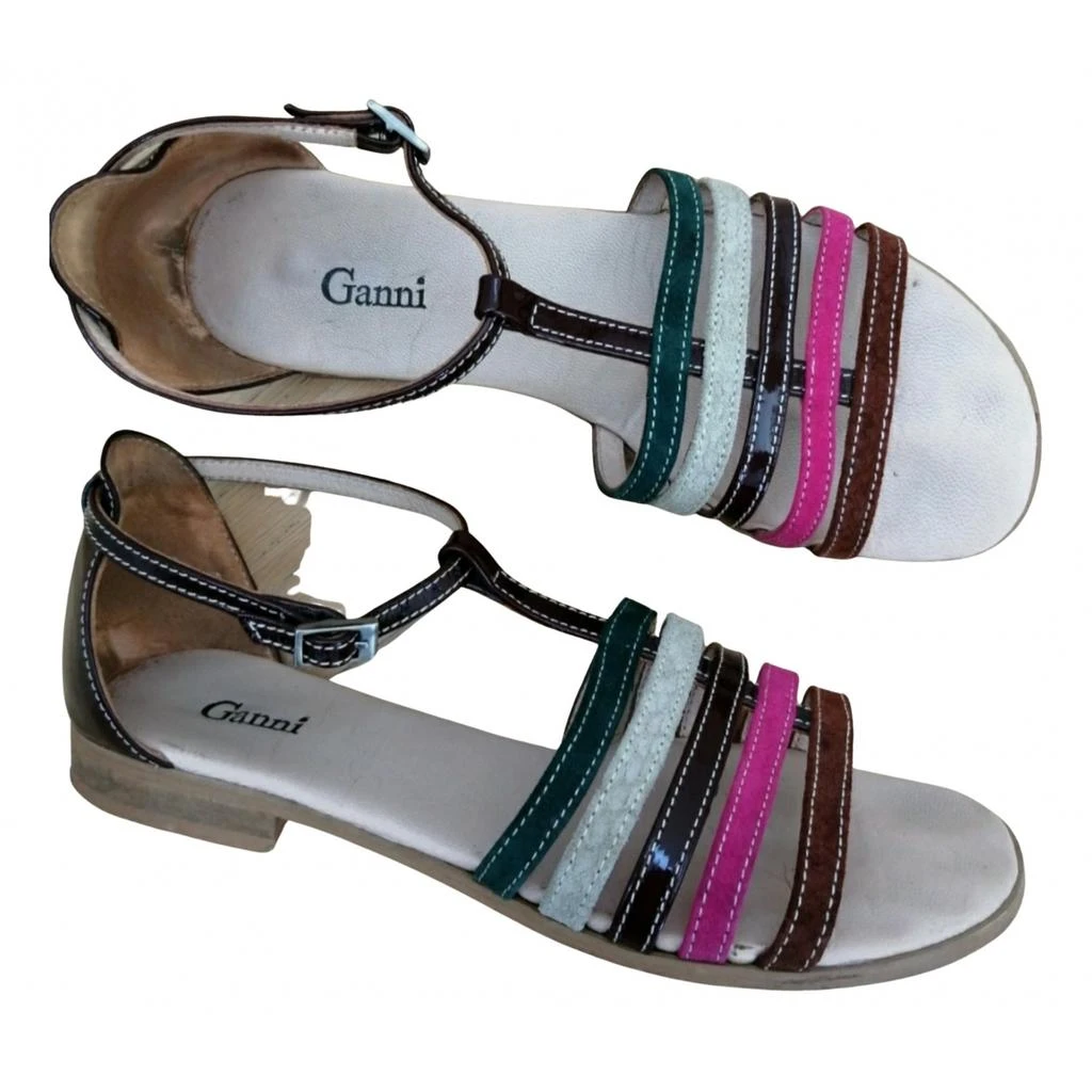 Ganni Ganni Leather sandals 1