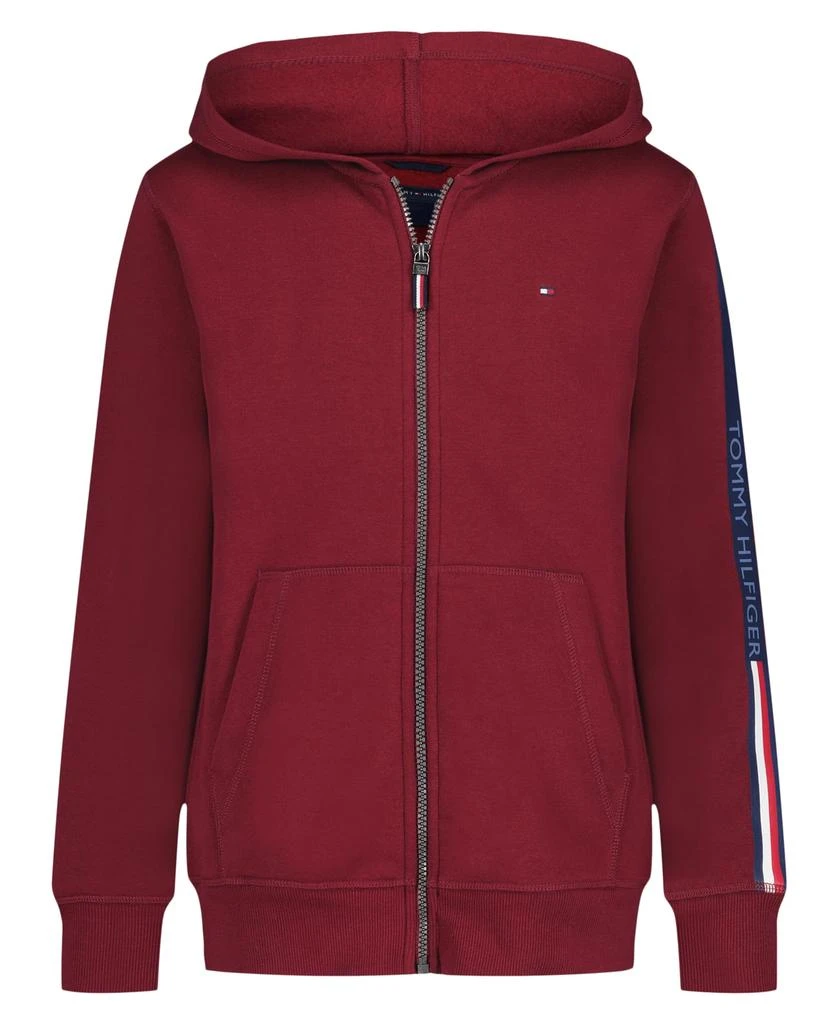 Tommy Hilfiger Tommy Hilfiger boys Long Sleeve Fleece Full Zip Hoodie With Front Pockets