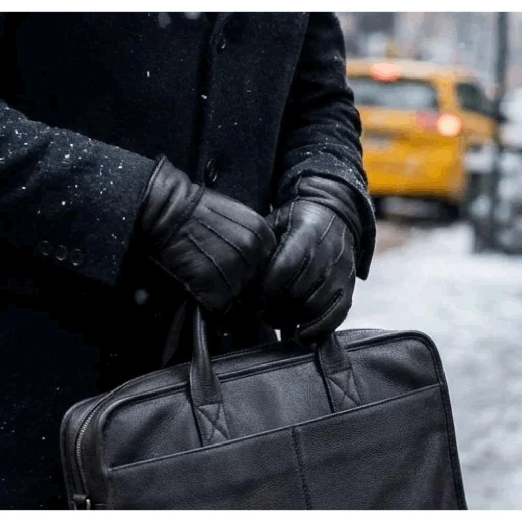 TruClothing Sheepskin Napa Leather Gloves Wool Shearling Lined Warm 2