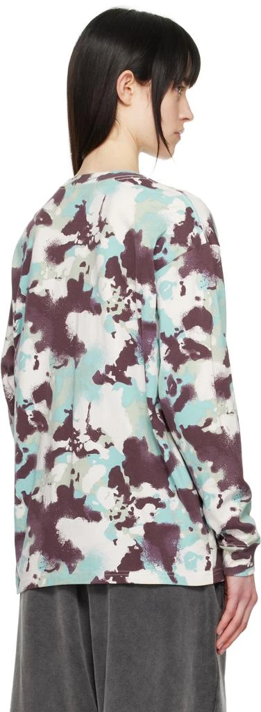 Bape Blue & Purple Map Camo Long Sleeve T-shirt 3