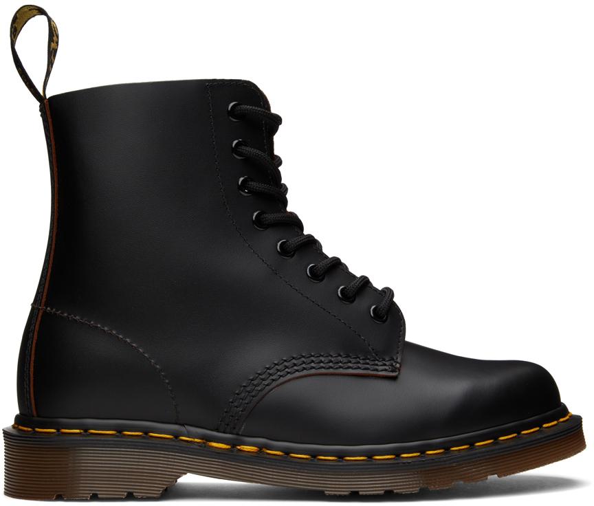 Dr. Martens Black 'Made In England' 1460 Boots
