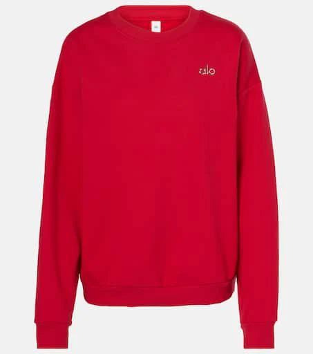 Alo Accolade cotton-blend terry sweatshirt 1