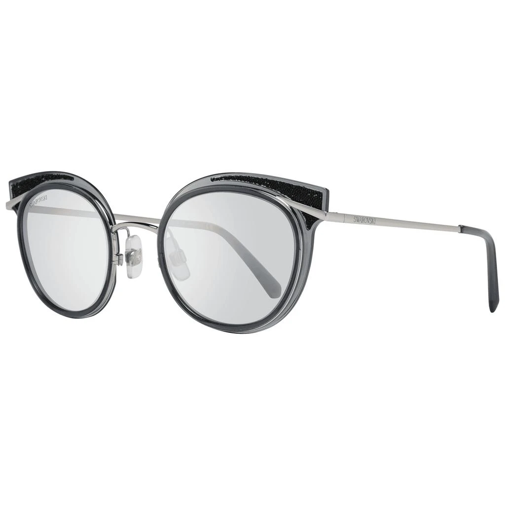 Swarovski Swarovski Mirrored Oval Sunglasses 1