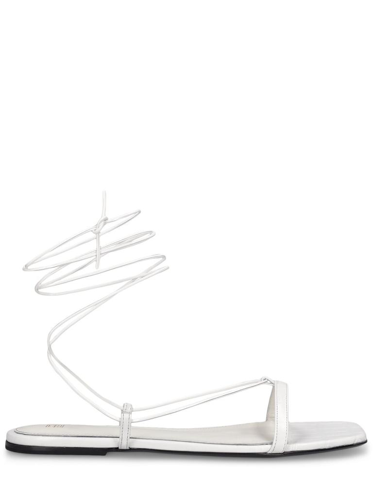 【送料&関税込】TotAme Croco Tie Single-toe Strap Sandals Totême Croco Tie Single-toe Strap Sandals | italist, ALWAYS