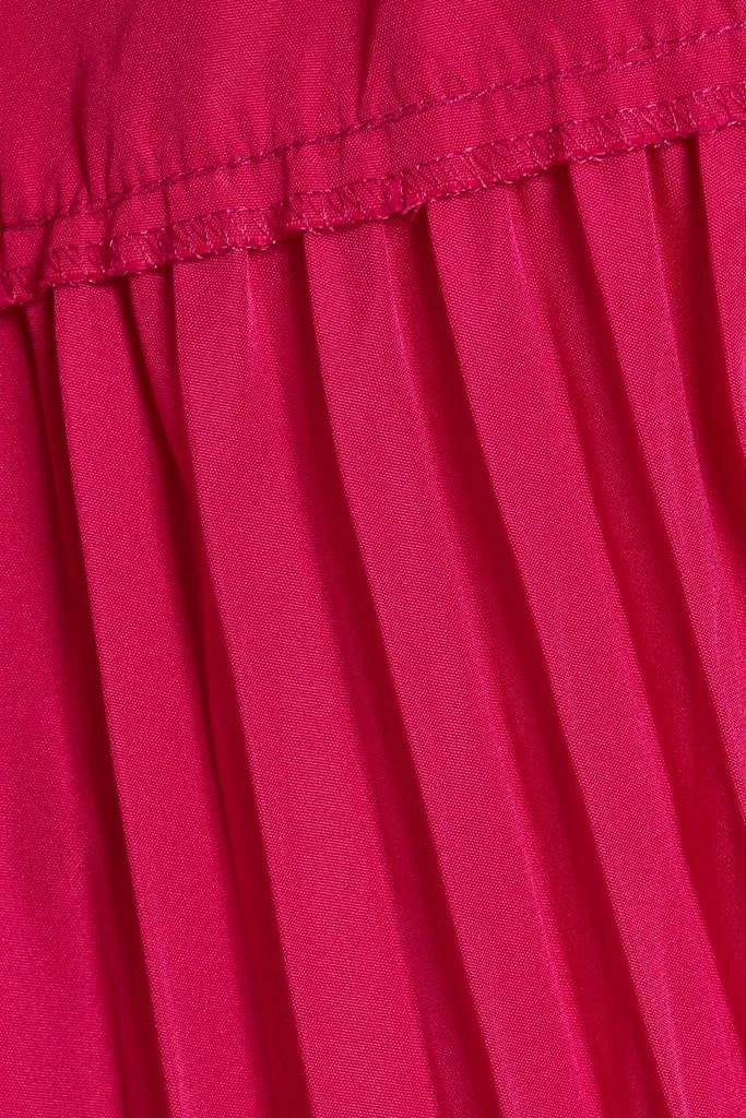RED Valentino Pleated taffeta midi wrap dress 4