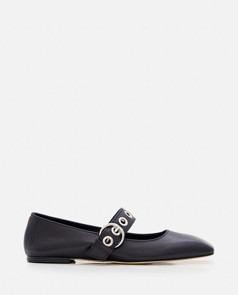 AEYDE Uma Eyelet Nappa Leather Black
