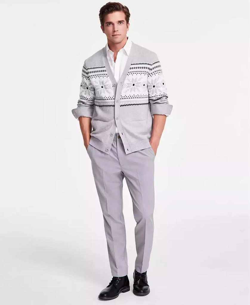 Club Room Men's Fair Isle V-Neck Button Cardigan, Exclusively at Macy's 4