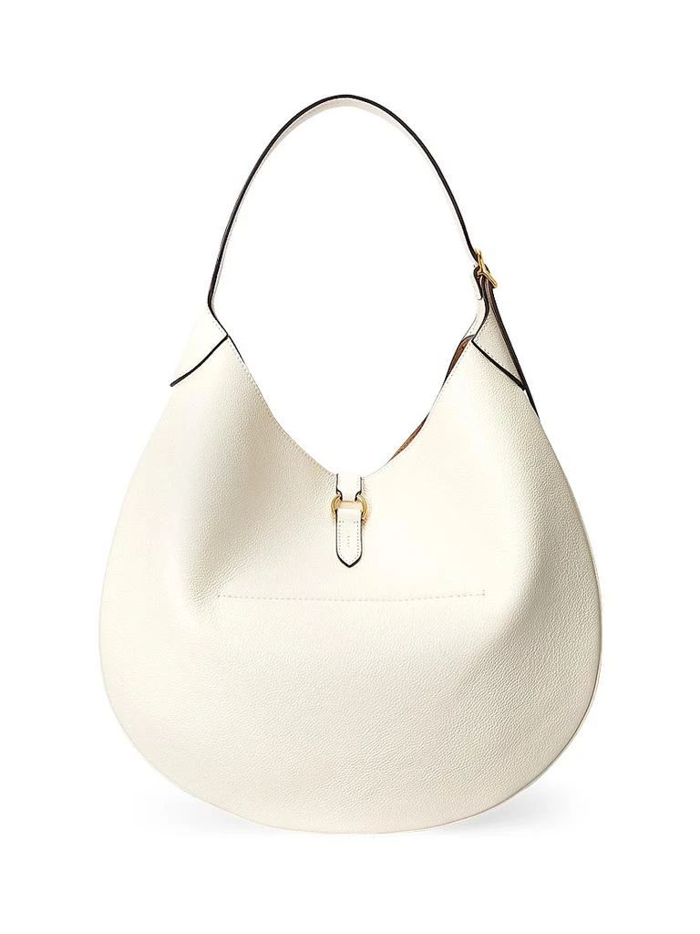 Ralph Lauren Large Polo ID Leather Shoulder Bag 4