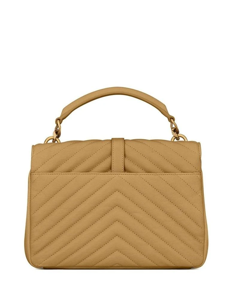 Yves Saint Laurent COLLEGE LOGO PLAQUE SHOULDER BAG 2