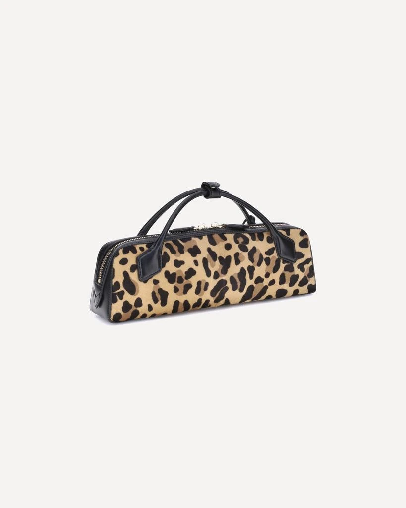 Alaïa Teckel Leopard-Print Calf Hair Handbag 5