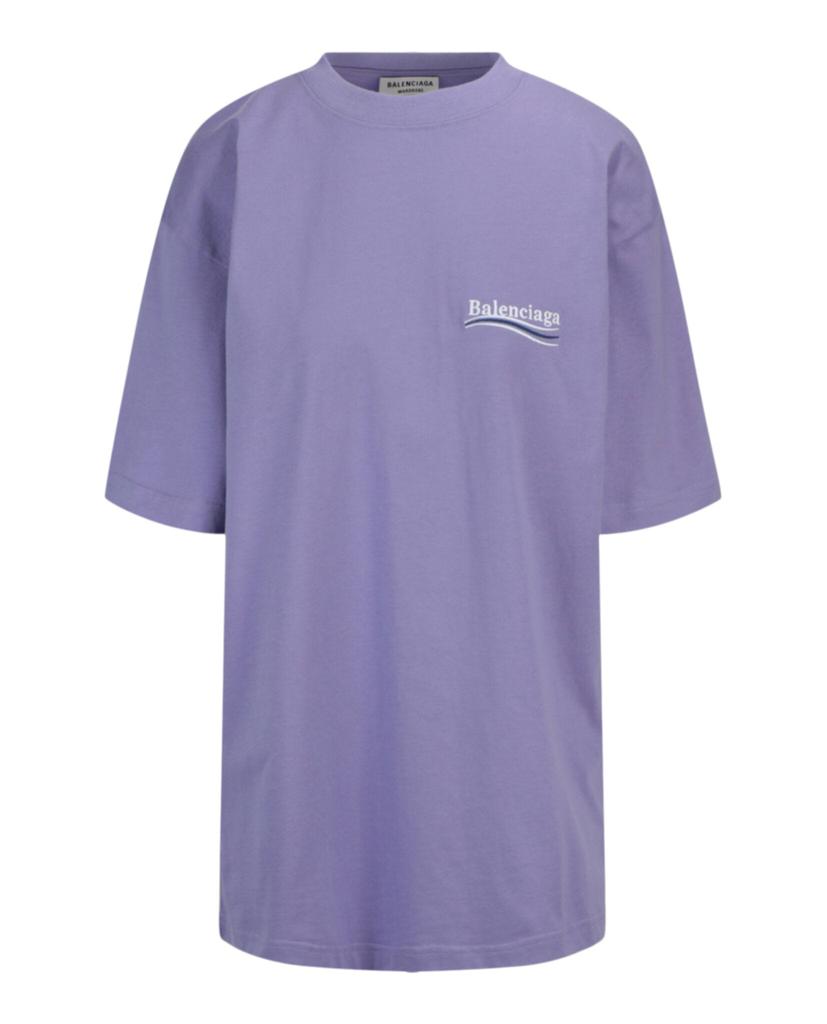 Balenciaga Large Fit Embroidered T-Shirt