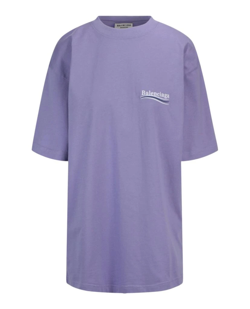 Balenciaga Large Fit Embroidered T-Shirt 1