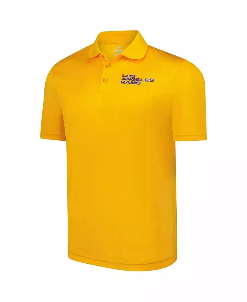 Fanatics Men's Gold Los Angeles Rams Polo Shirt 2