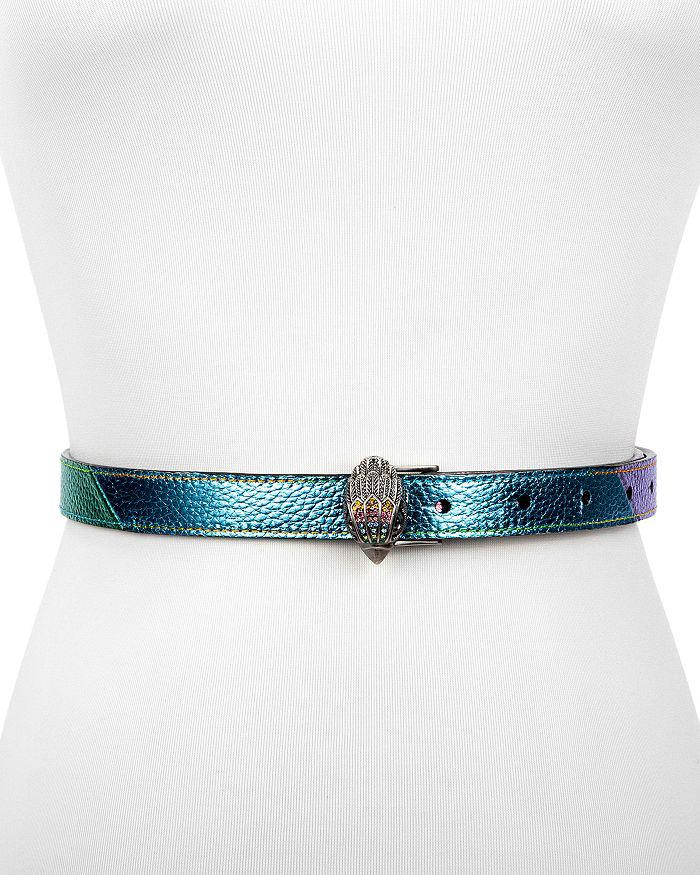 Kurt Geiger Women's Metallic Rainbow Belt