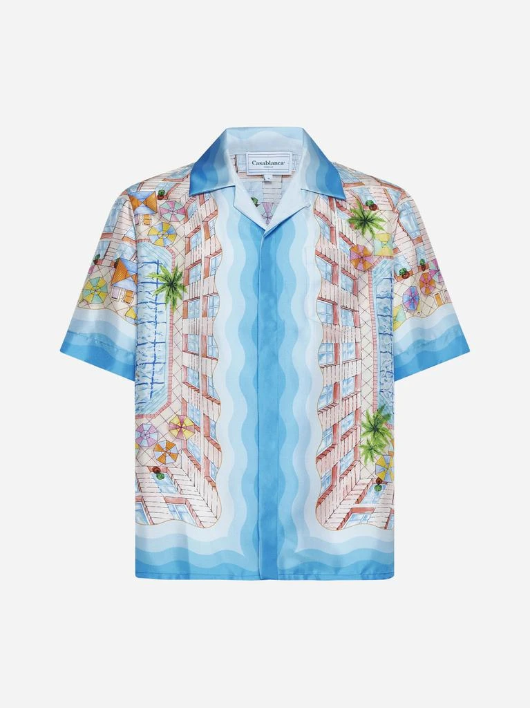 CASABLANCA Le Plongeon silk shirt 1